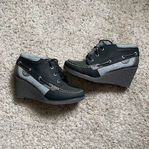 Sperry Top Sider Wedge Booties
